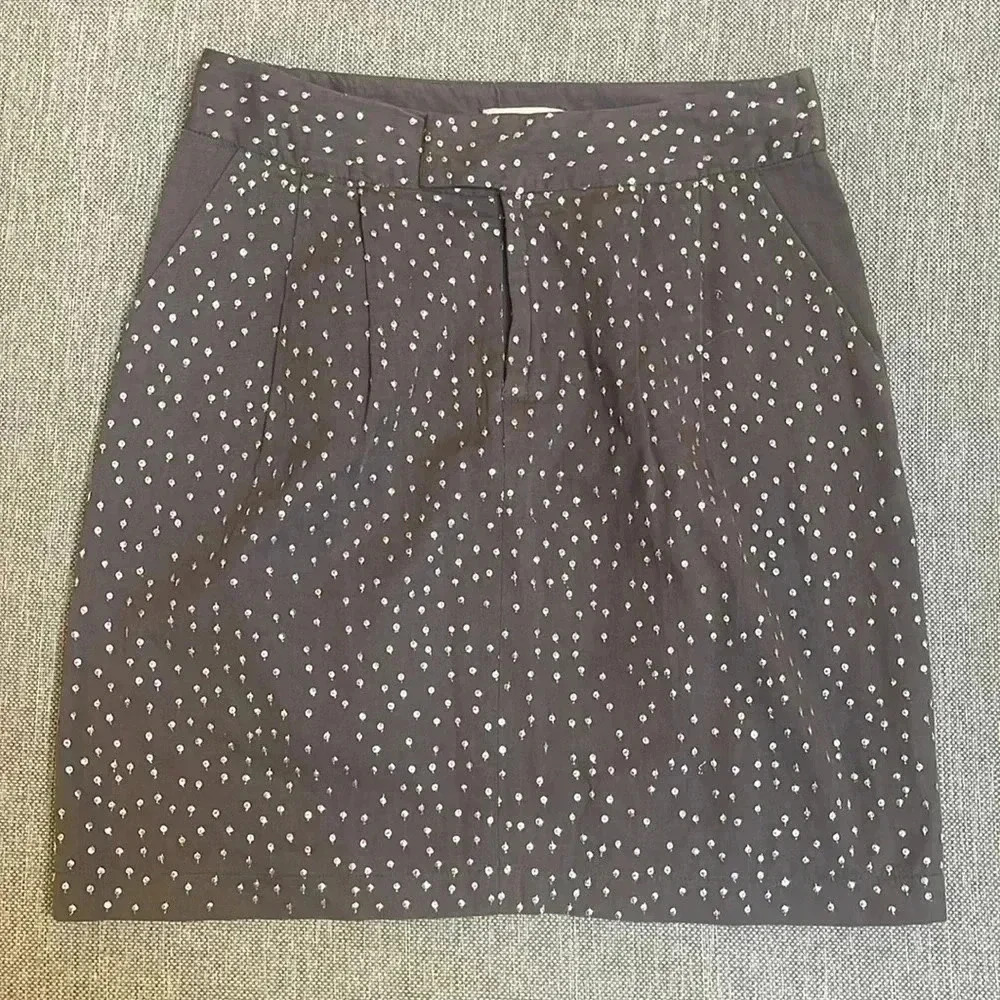 Gryphon Sequin Grey Mini Skirt